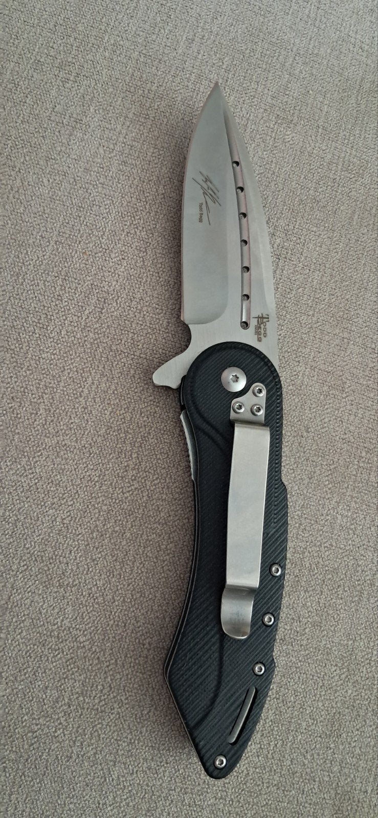 Todd Begg Steelcraft Series "Glimpse" flipper-zakmes., Ophalen of Verzenden