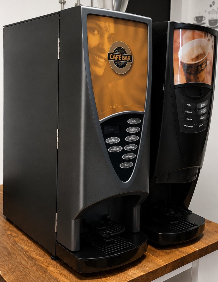 Cafebar 832 en Cafebar 932 koffiemachine - Werkend, Witgoed en Apparatuur, Koffiezetapparaten, Ophalen, Gebruikt, Cafébar, .