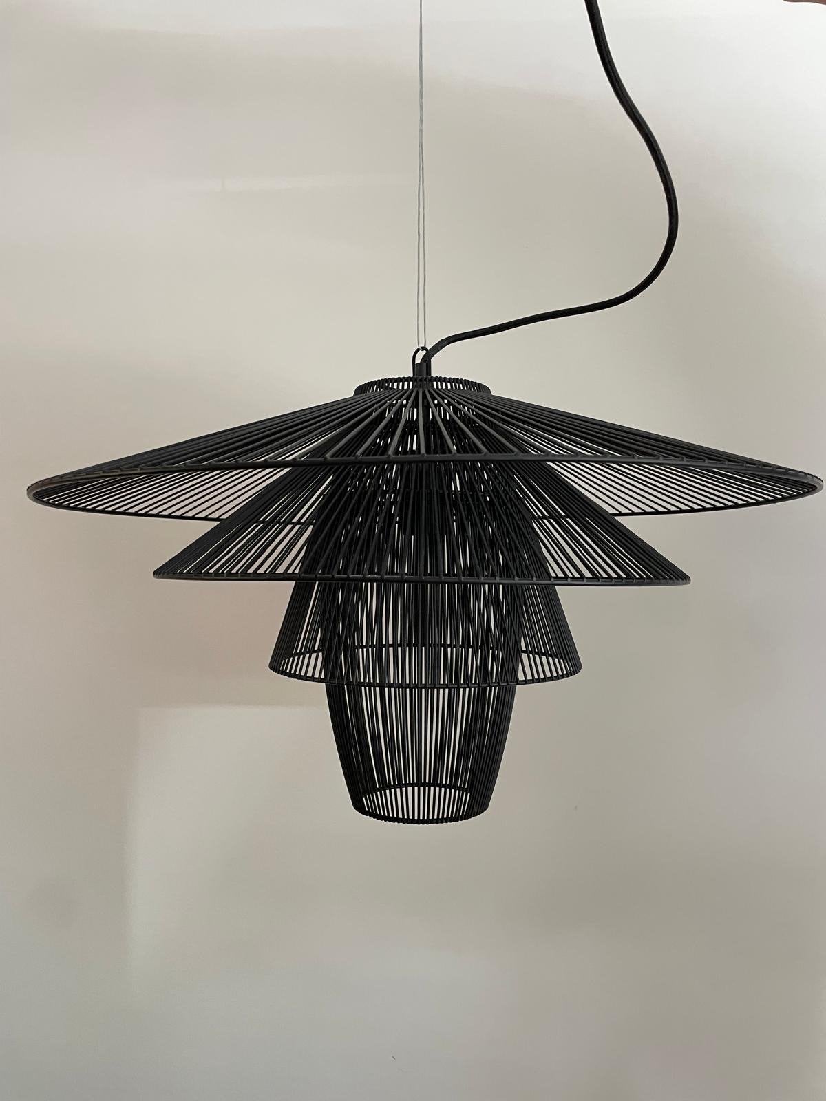 Bodilson Toraja hanglamp voor eettafel - goede staat, Ophalen, Zo goed als nieuw, Metaal, E27 (groot)