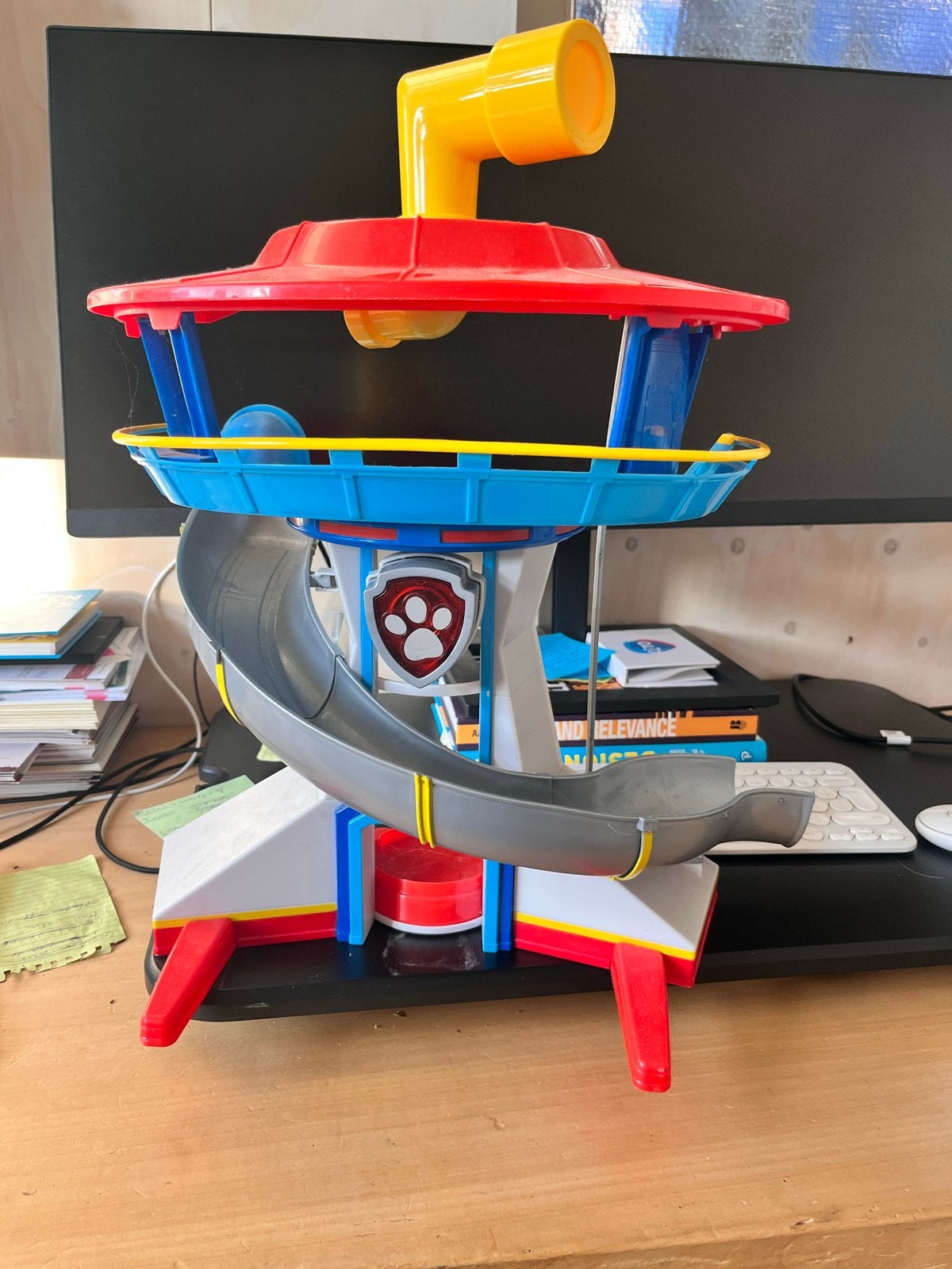 Paw Patrol Uitkijktoren met Glijbaan, Ophalen of Verzenden, Gebruikt, Jongen of Meisje