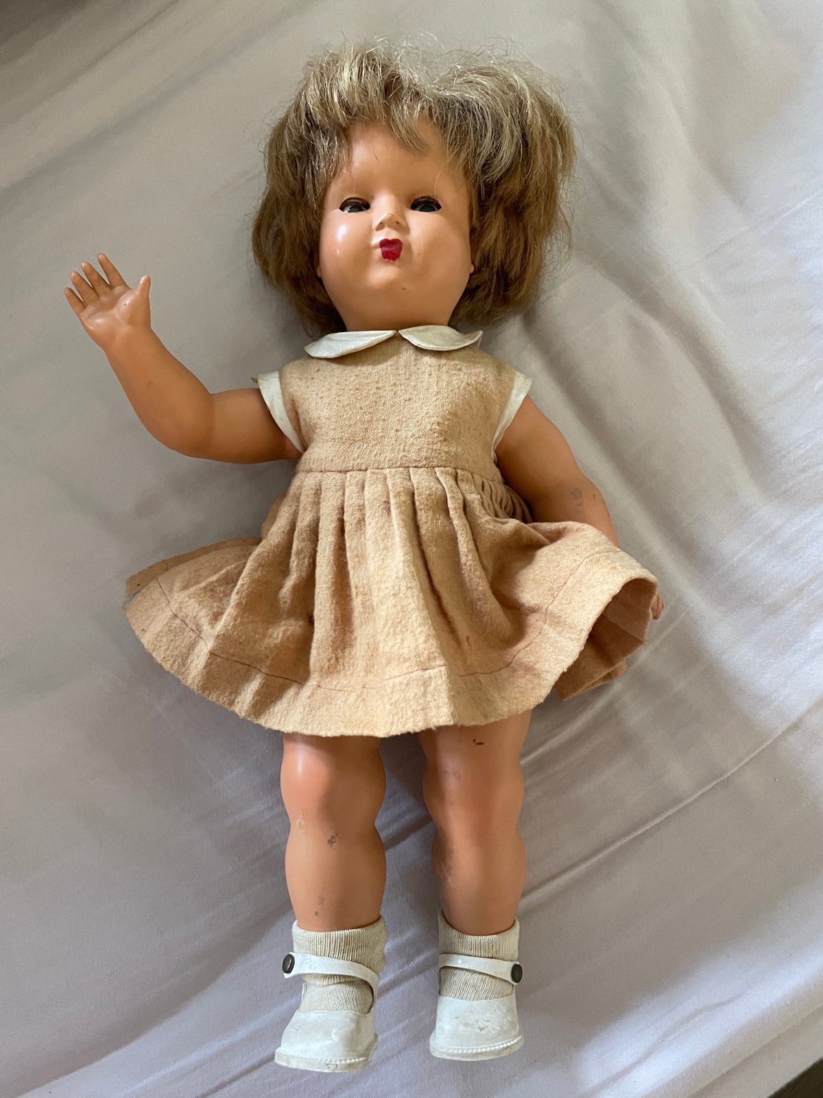 Vintage GeCe pop met originele kleding, Ophalen of Verzenden, Gebruikt, Pop