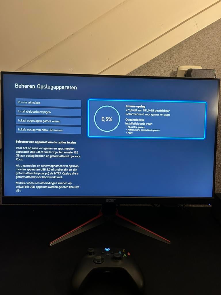 Xbox one inclusief controller en hdmi kabel te koop!, Ophalen, Gebruikt, Xbox One, 1 TB