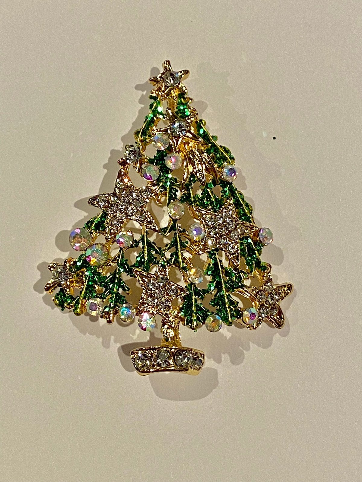 Kerstboom kerstbroche kerst, Ophalen of Verzenden, Zo goed als nieuw, Overige materialen
