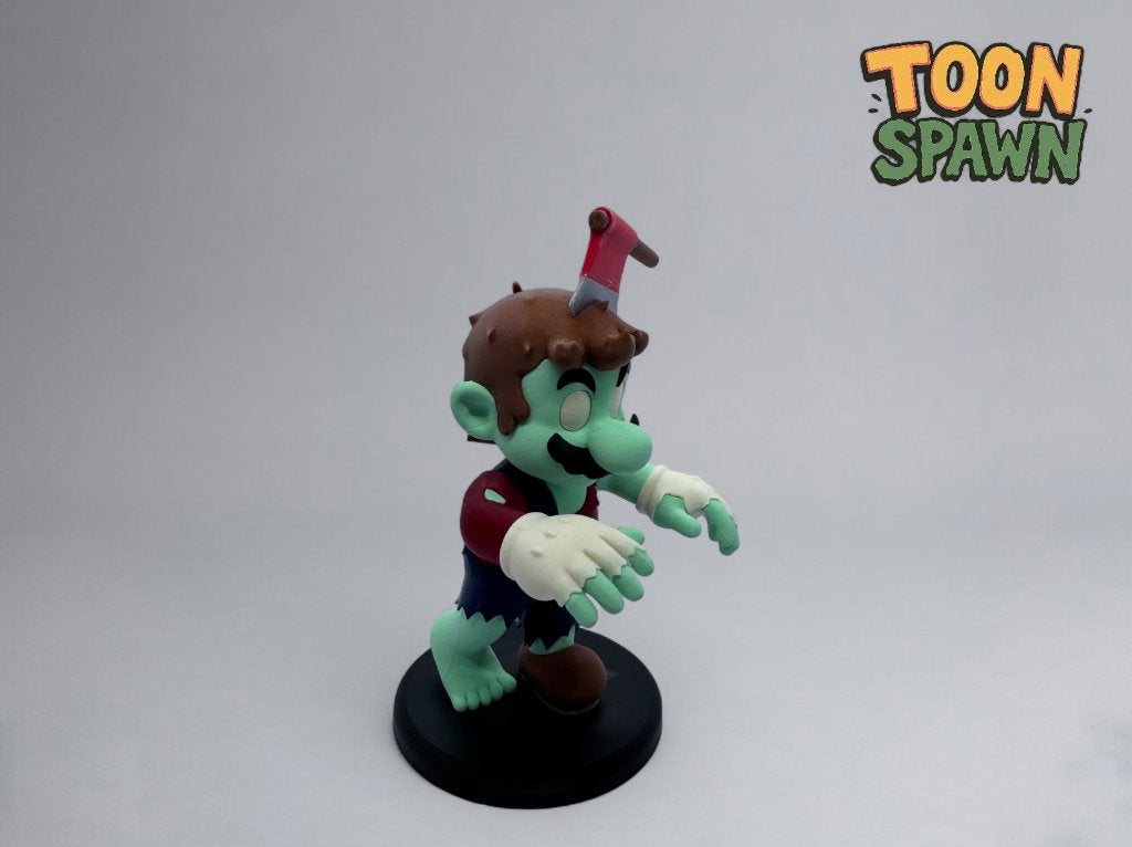 Zombie Mario – 17 cm – Super Mario Figuur, Ophalen of Verzenden, Nieuw, Overige typen