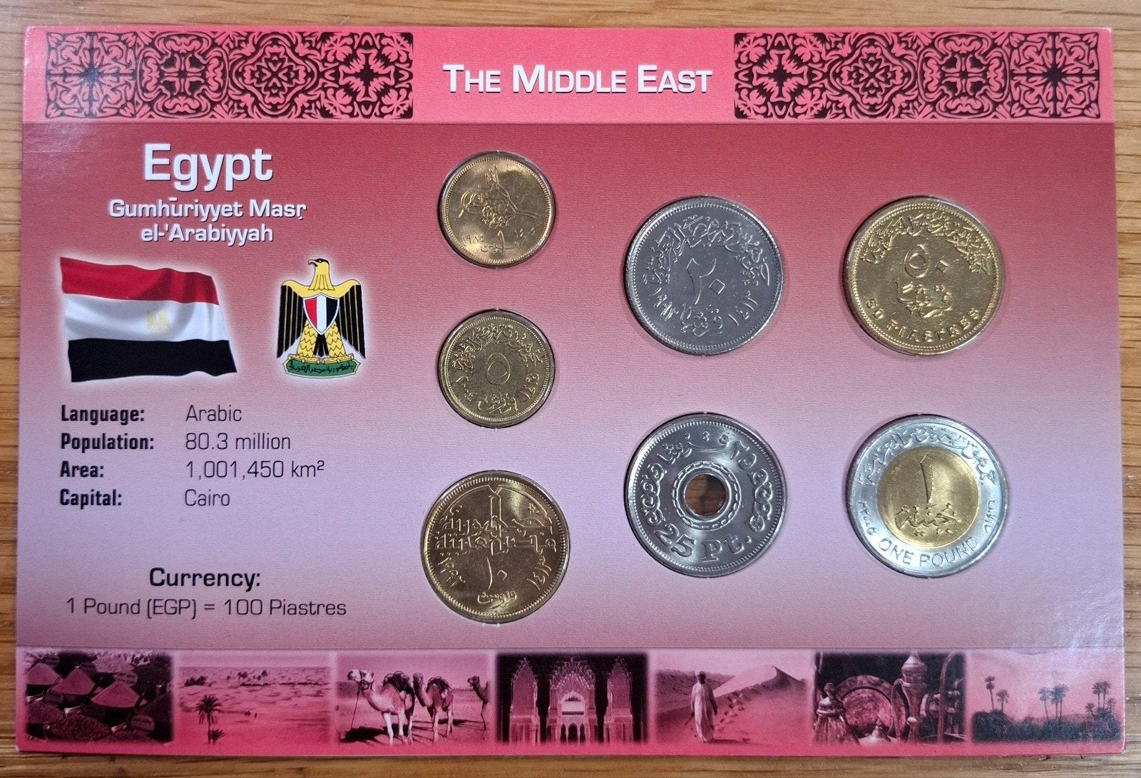 Coins of the World muntset Egypte, Ophalen of Verzenden, Midden-Oosten