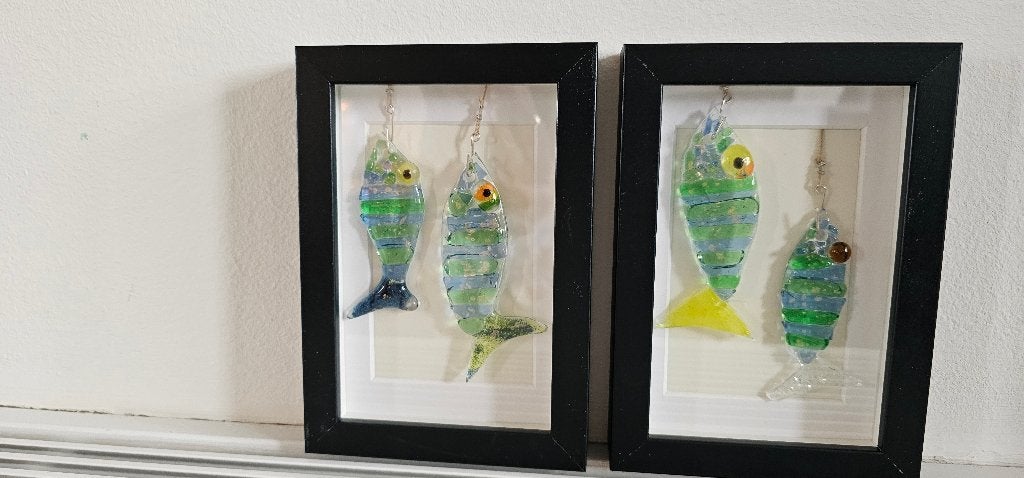 Vis, ik heb je! Glasfusing, Ophalen of Verzenden, Nieuw, Meerkleurig, Glas