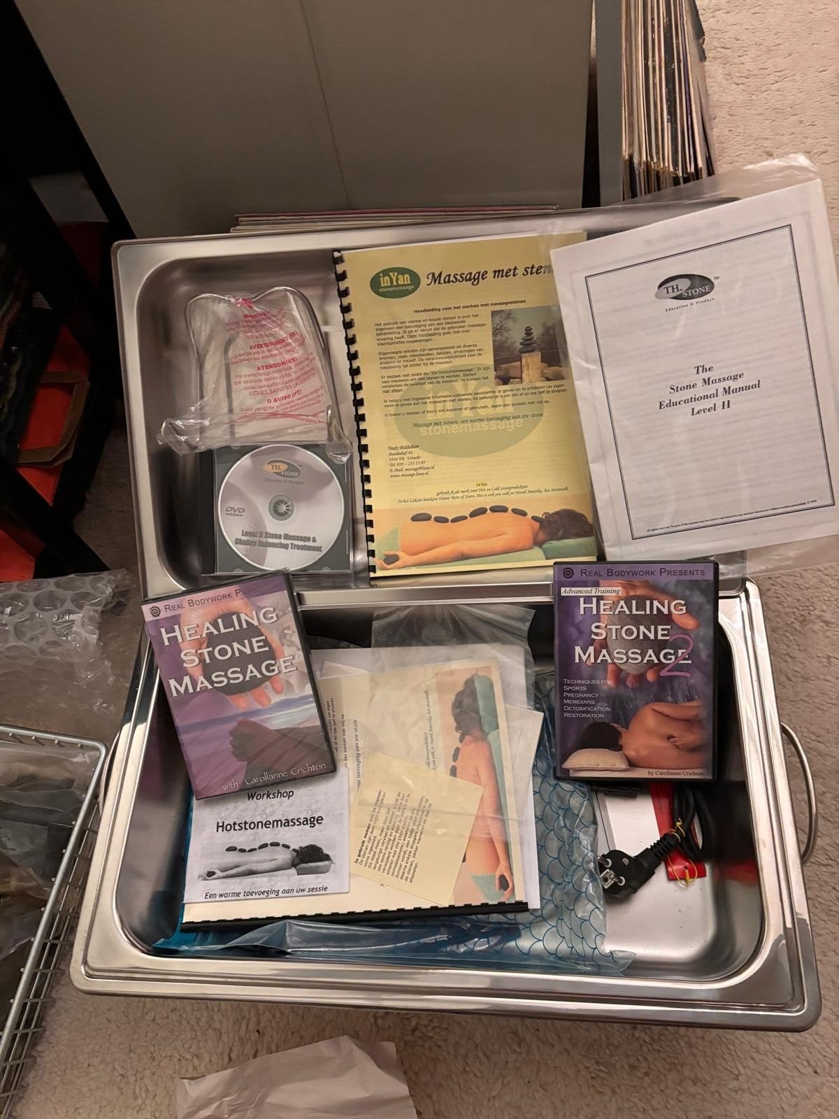 complete HOTSTONE set/cursus Z.G.A.N., Ophalen, Zo goed als nieuw