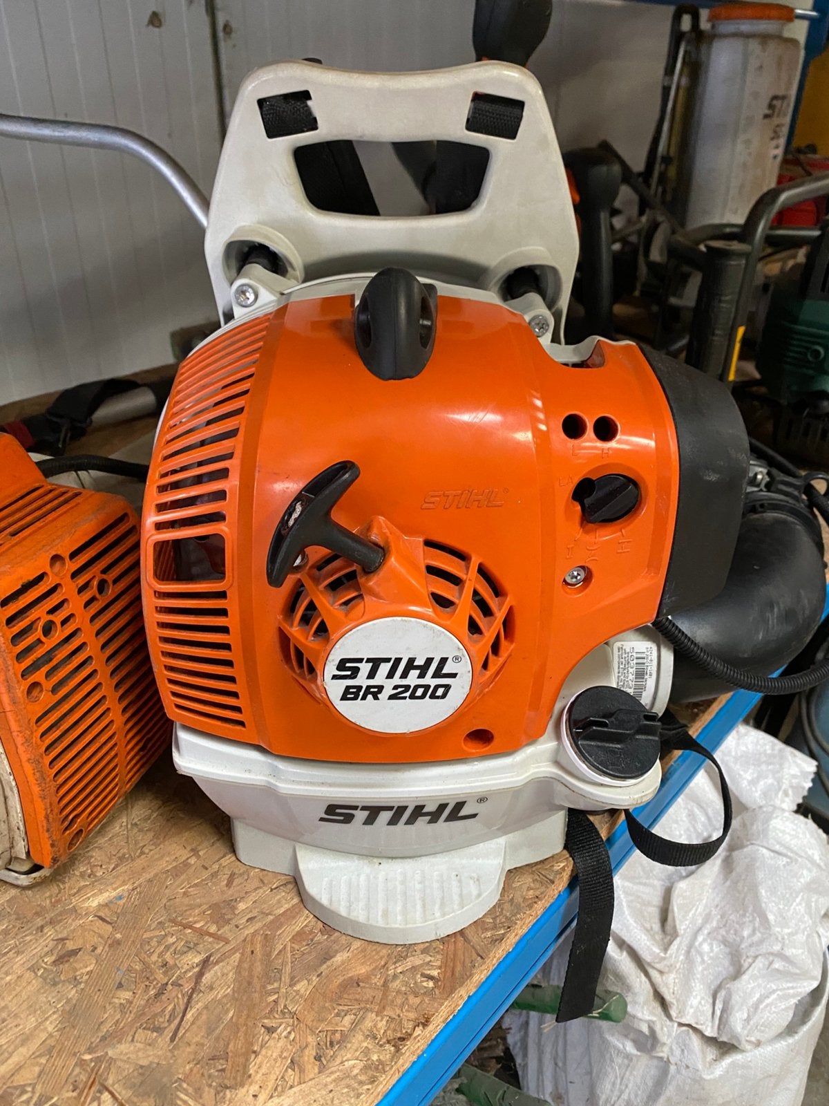 nette Stihl br 200, Ophalen of Verzenden, Zo goed als nieuw, Benzine