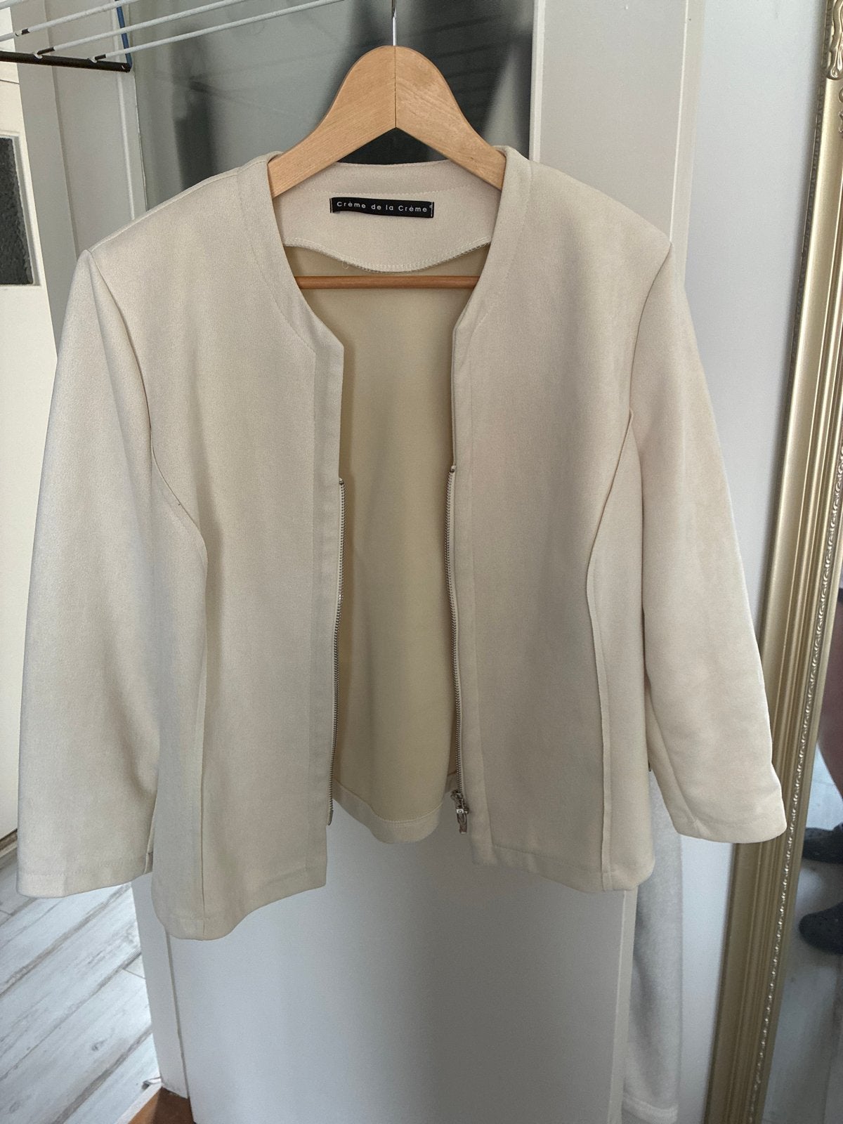 Crème de la Crème Jasje XL - Crème kleur, zachte stof, Kleding | Dames, Beige, Maat 46/48 (XL) of groter, Ophalen of Verzenden
