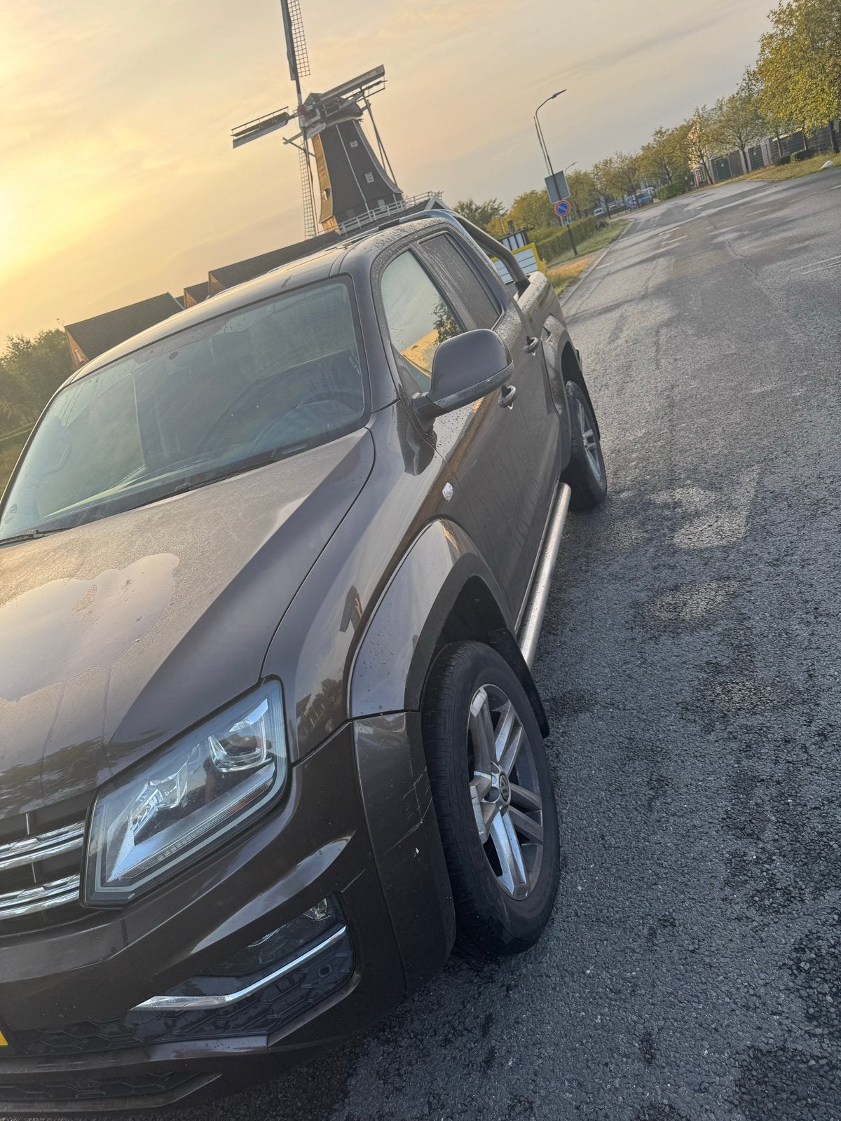 Volkswagen Amarok 2016 Bruin btw auto, Auto's, Bruin, Volkswagen, Leder, Diesel