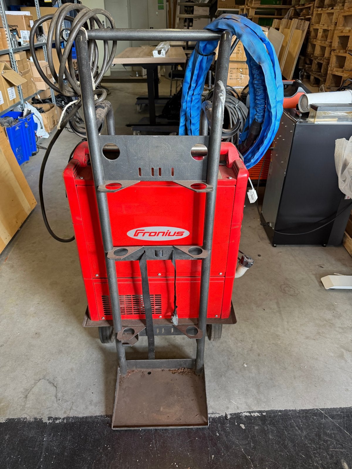Fronius TransTig 3000 TIG lasapparaat met kar, Ophalen, Gebruikt, 250 ampère of meer, Tig