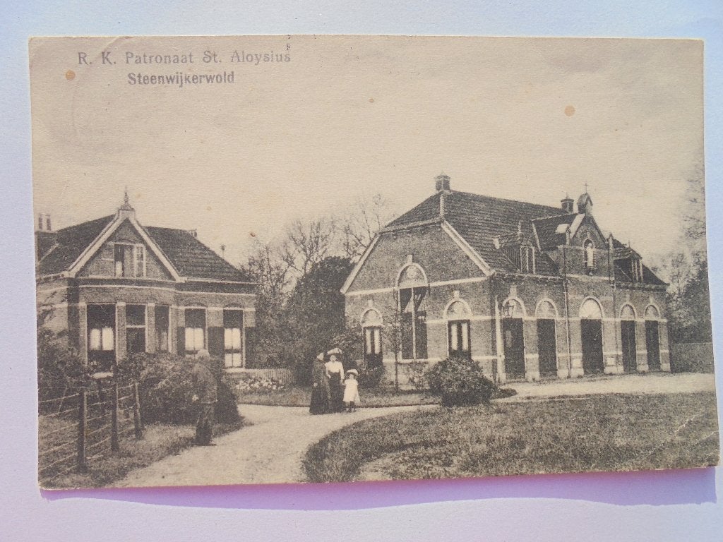 Steenwijkerwold, RK Patronaat St Aloysius 1923., Ophalen of Verzenden, 1920 tot 1940, Gelopen, Overijssel