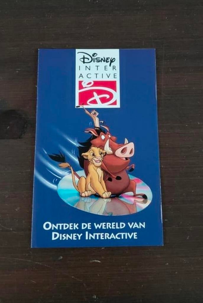 Disney Interactive boekje., Ophalen of Verzenden, Leeuwenkoning of Jungle Boek, Zo goed als nieuw, Plaatje of Poster