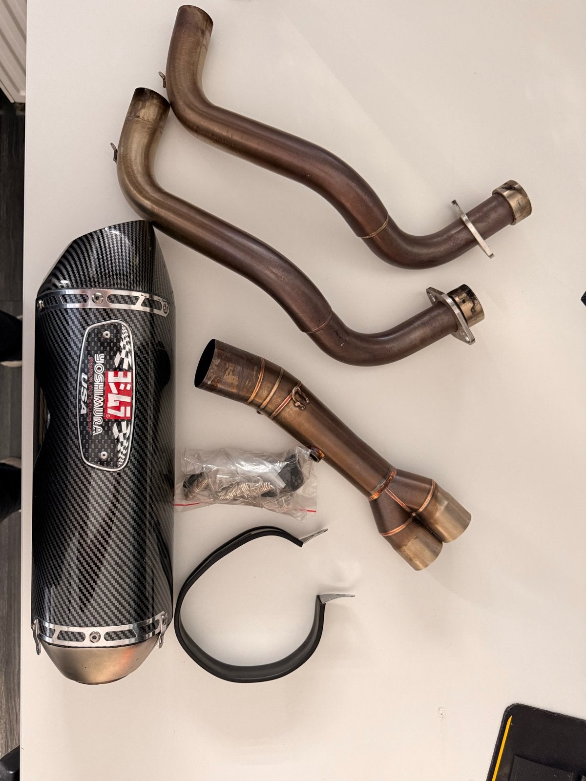 Yoshimura uitlaat met bochten - Yamaha R7, Motoren, Ophalen of Verzenden, Gebruikt