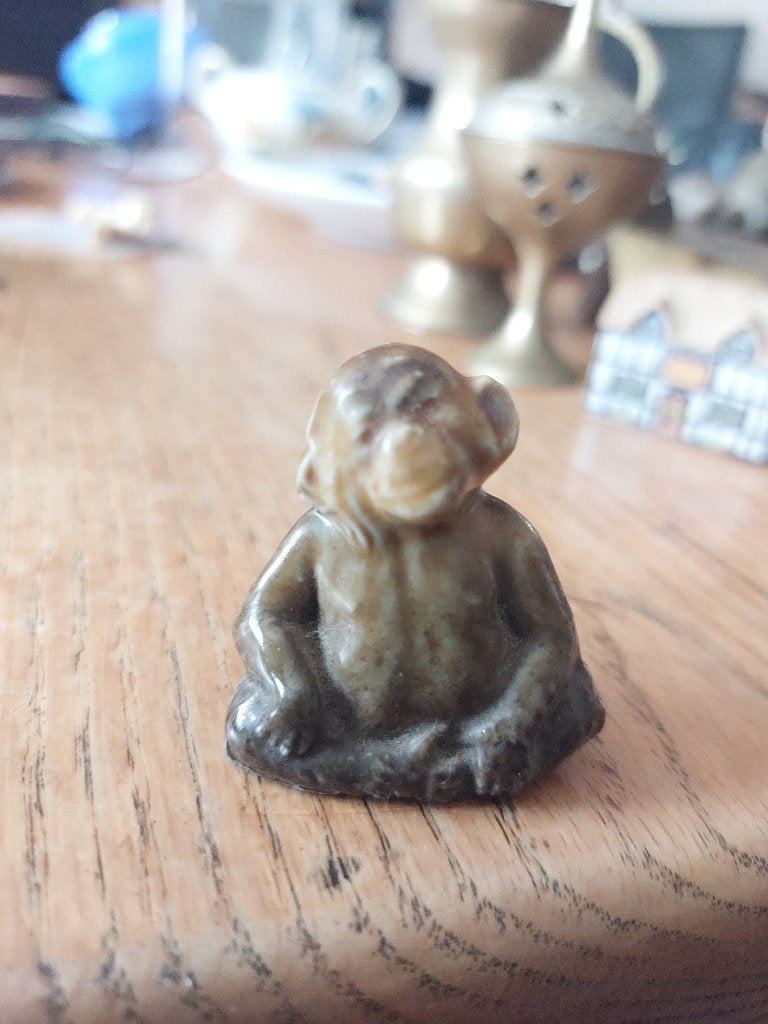 mini-aapje, van steen, Verzamelen, Ophalen of Verzenden, Zo goed als nieuw, Dier