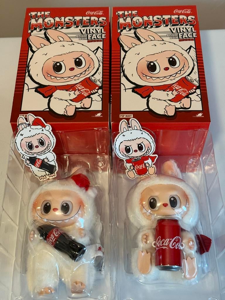 The Monsters Labubu Coca-Cola series Pop Mart, Ophalen of Verzenden, Zo goed als nieuw