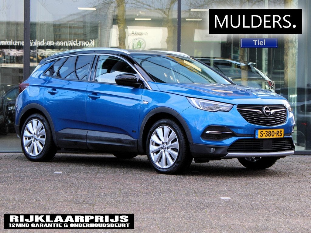 Opel Grandland X 1.6 Turbo Hybrid4 Ultimate | Navi / Leder /, Auto's, Opel, Automaat, 12 maanden, Euro 6, 4 cilinders