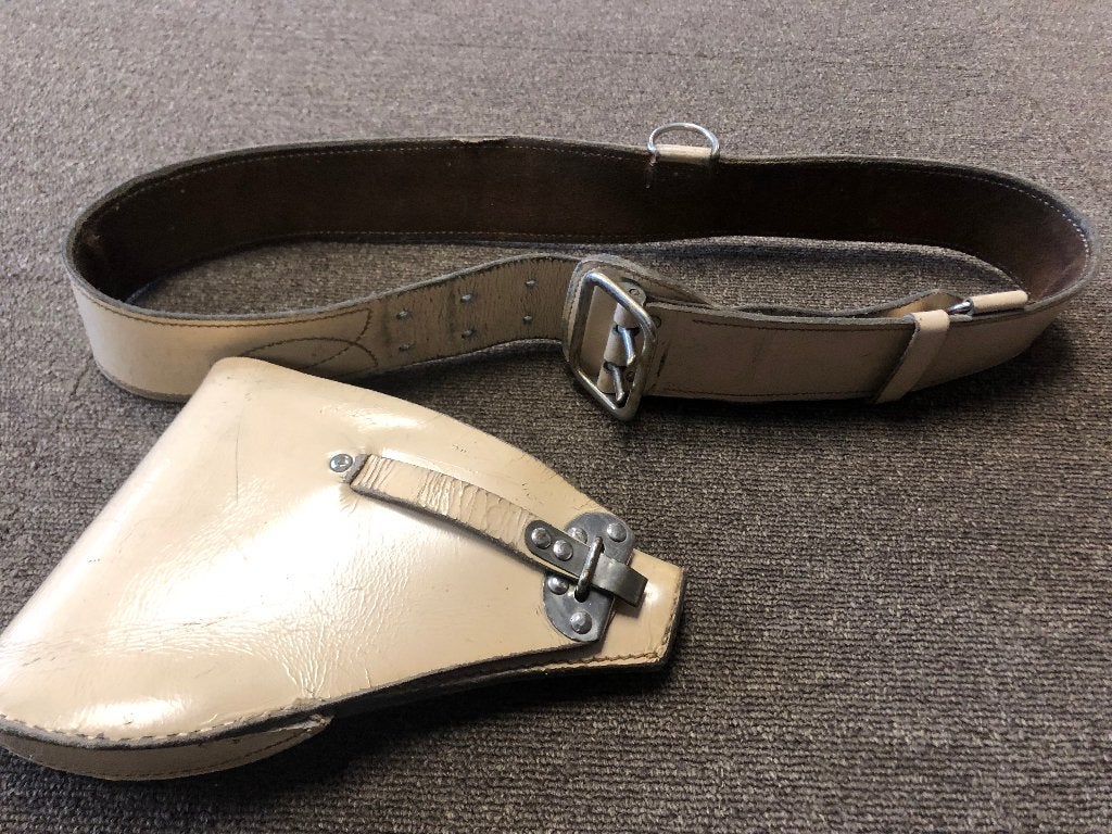 Koppelriem met holster, Ophalen of Verzenden, Landmacht, Nederland, Kleding of Schoenen