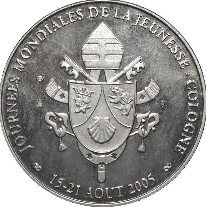 Frankrijk penning Wereldjongerendag Keulen 2005 (zeldzaam), Ophalen of Verzenden, Overige materialen, Buitenland