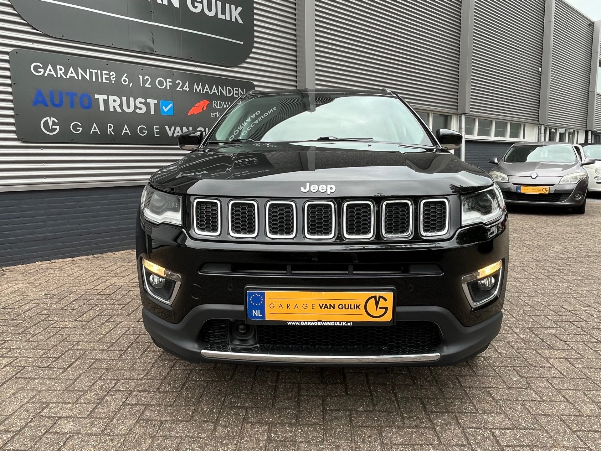 Jeep COMPASS 1.4 170PK Limited 4x4 Automaat Panoramadak,Navi, Auto's, 450 kg, Gebruikt, 4 cilinders, Leder en Stof