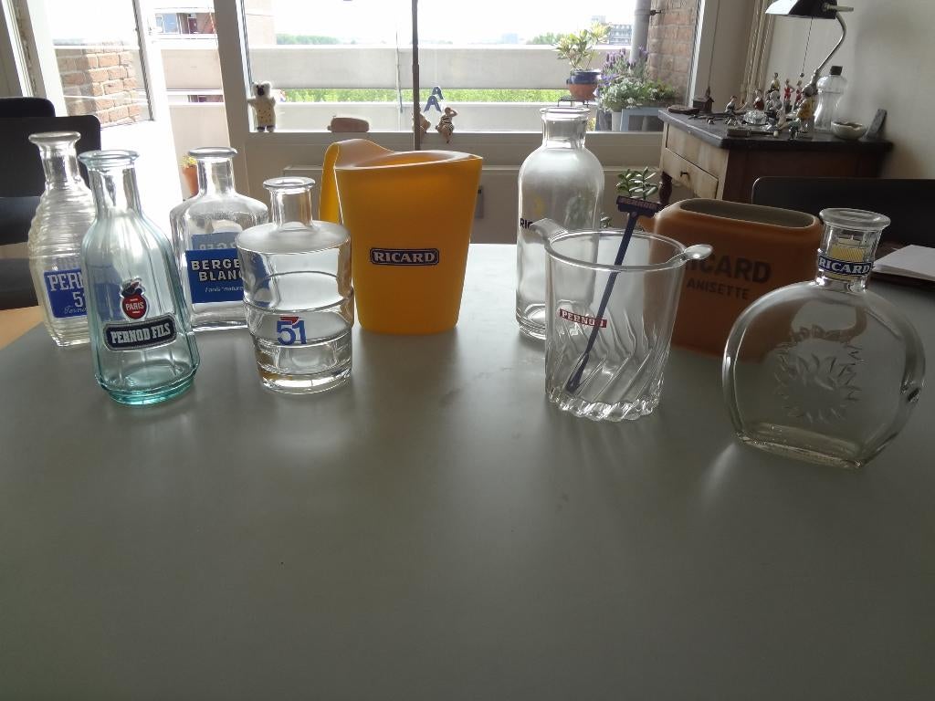 Karaf ijsemmer. Ricard, Pernod, Berger, Pastis 51, Verzamelen, Merken en Reclamevoorwerpen, Ophalen of Verzenden, Zo goed als nieuw