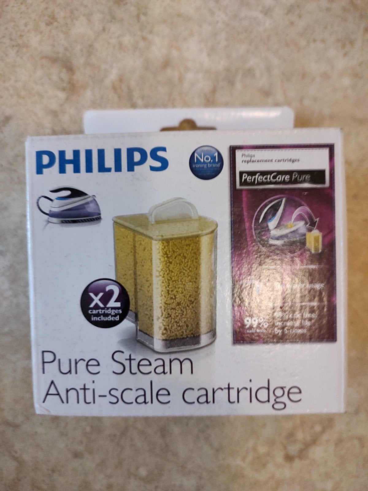 Philips Pure Steam Anti-scale cartridge (2 stuks), Ophalen, Nieuw