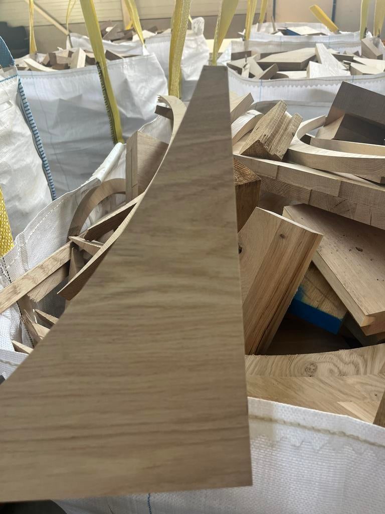 1m3 onbewerkt eikenhout, Minder dan 3 m³, Ophalen, Eikenhout, Blokken