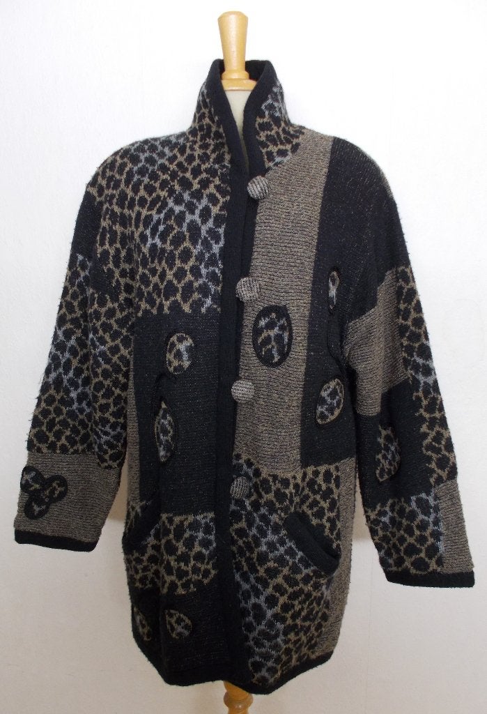 Mooi iets wol mix Noors/folklore windstopper vest! L, Verzenden, Zo goed als nieuw, Maat 42/44 (L), Bruin