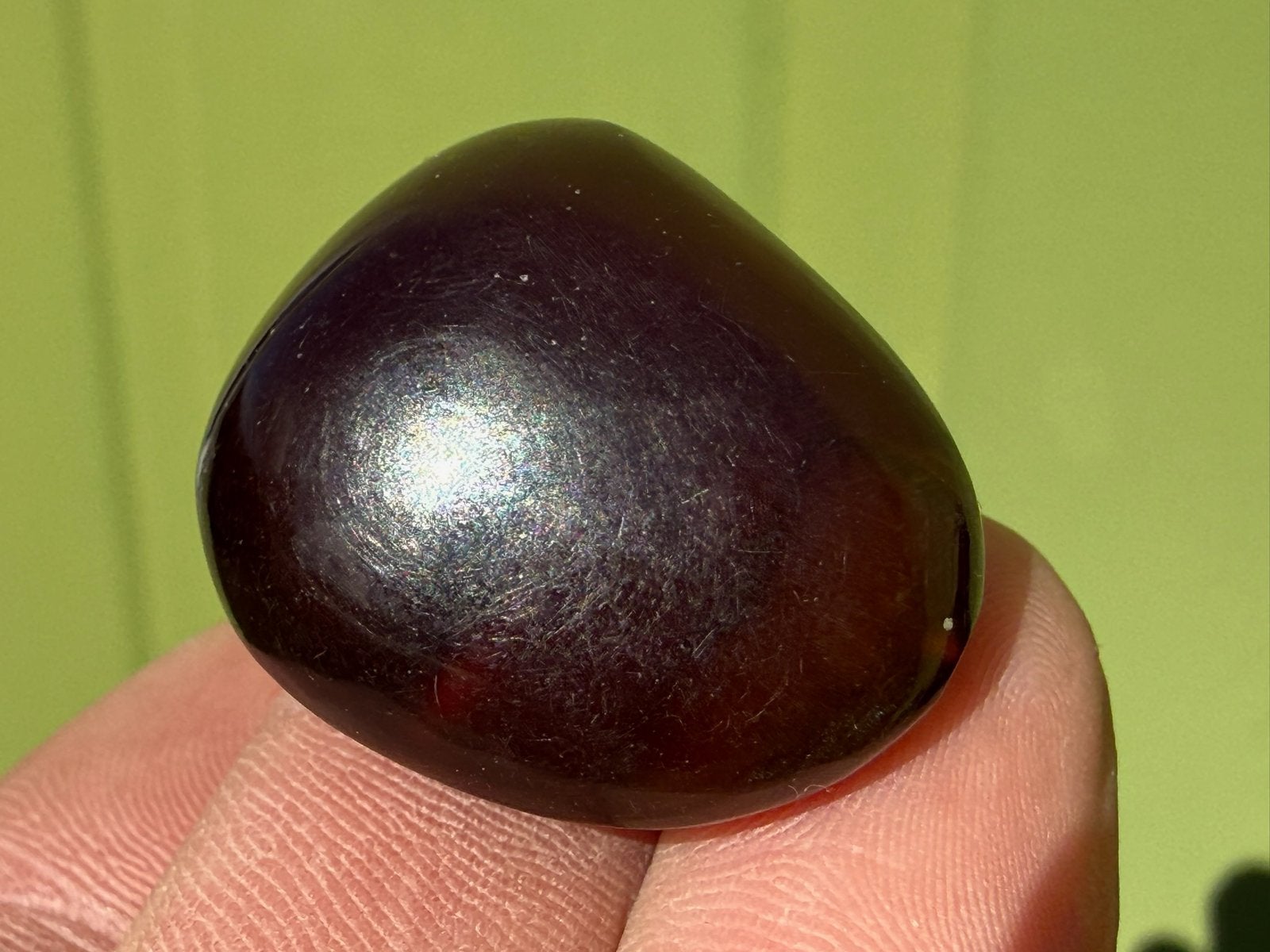 Blauwe Barnsteen Amber Indonesië Uv Actief, Ophalen of Verzenden, Mineraal