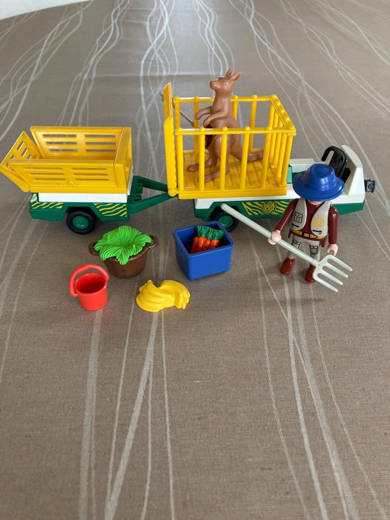Playmobil dierentuin transport wagen 3242, Ophalen of Verzenden, Zo goed als nieuw