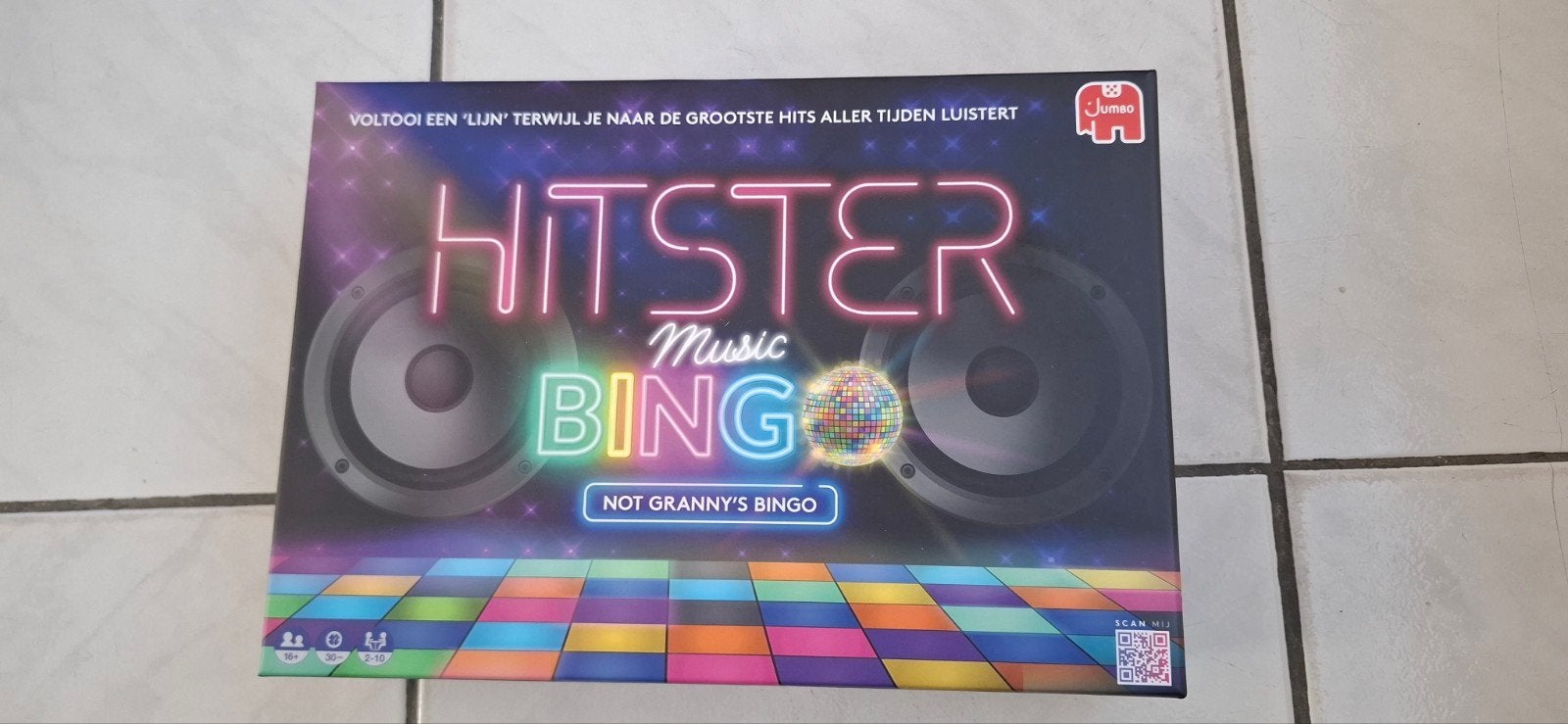 Hitster Music Bingo - Het ultieme muziekspel!, Vijf spelers of meer, Ophalen of Verzenden, Nieuw, Jumbo