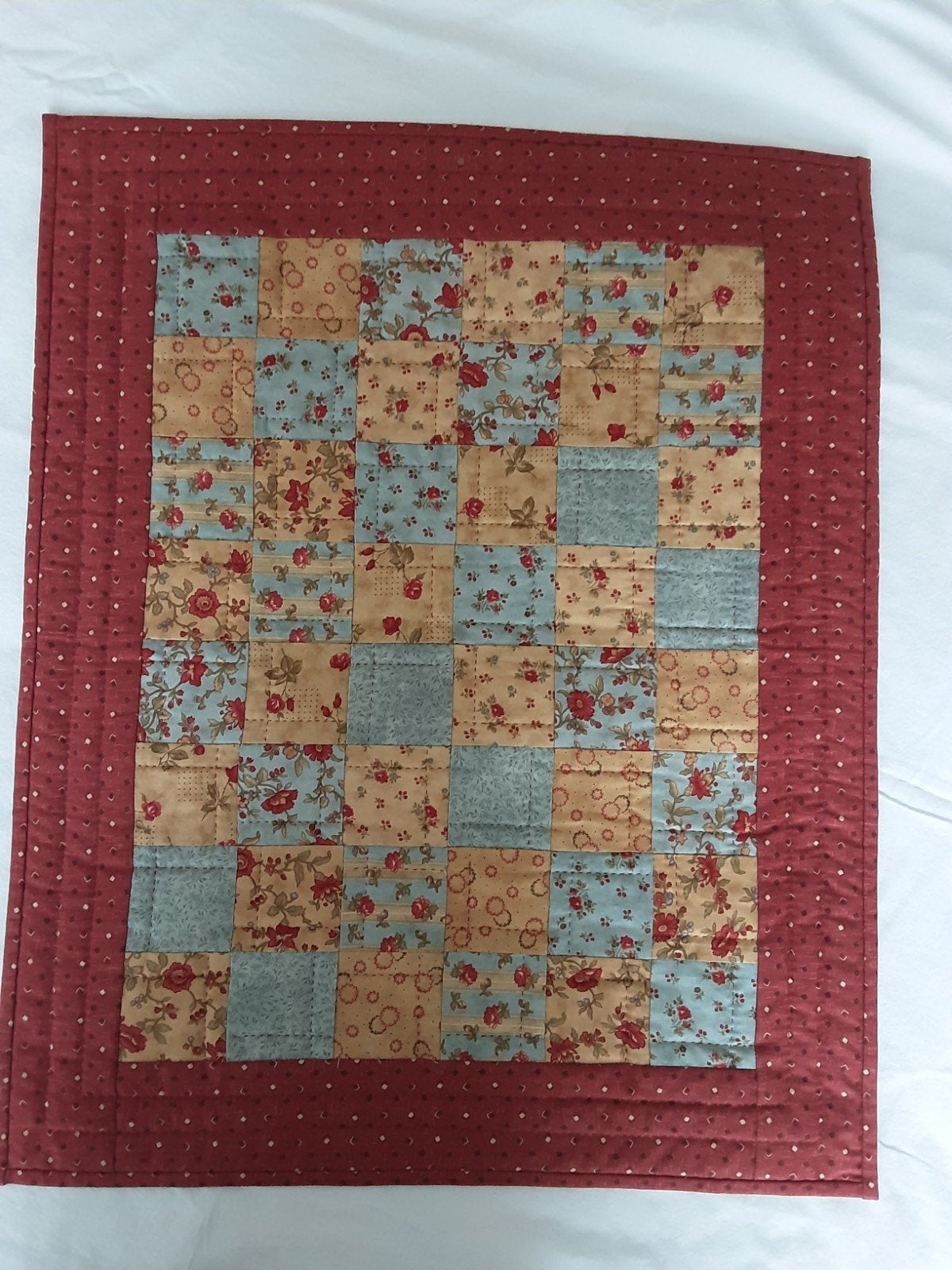 Quilt quiltje handgemaakt, Hobby en Vrije tijd, Nieuw, Ophalen of Verzenden, 30 tot 120 cm, Katoen