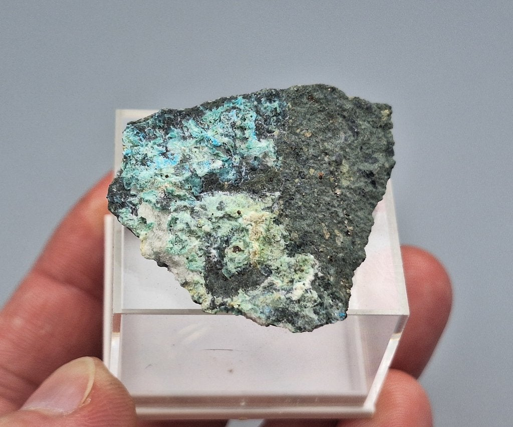 Connelliet, Sampleit, Aegirien - Abtenau, Oostenrijk, Ophalen of Verzenden, Mineraal