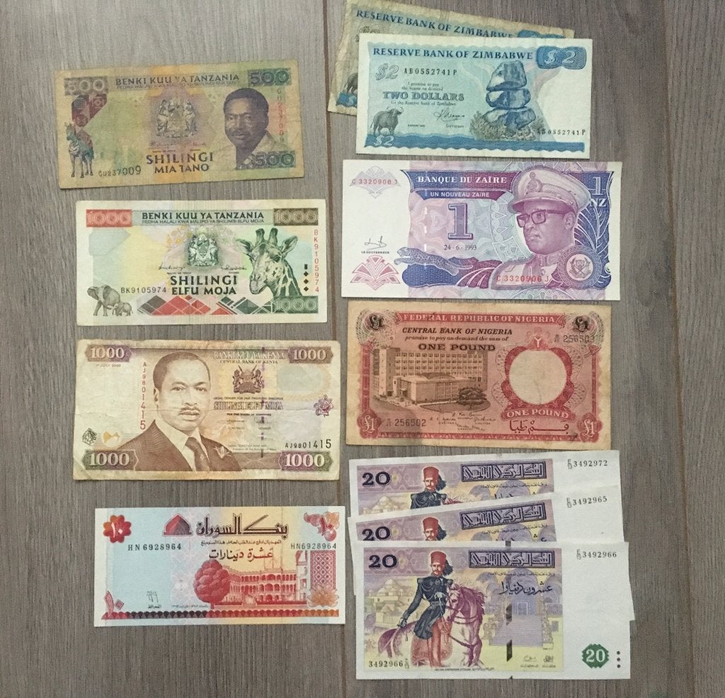 Bankbiljetten Afrika, Ophalen of Verzenden, Overige landen, Setje