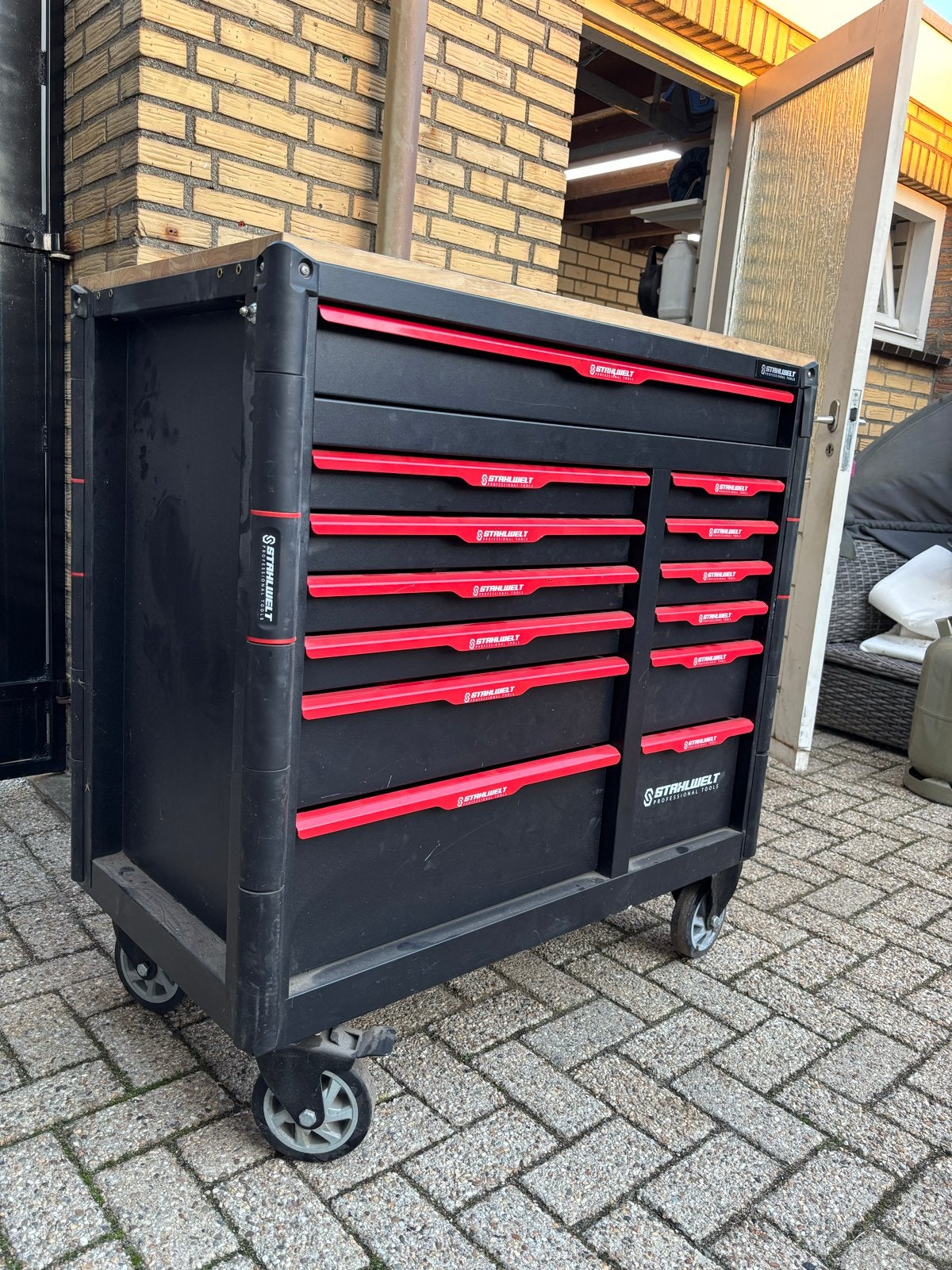 Stahlwelt Gereedschapswagen, Ophalen, Gebruikt, Gereedschapsopslag, Overige merken
