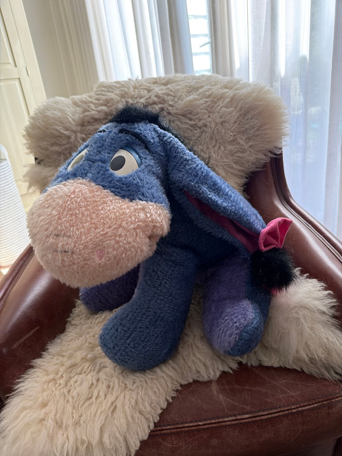 Knuffel Iejoor - Zo goed als nieuw, Kinderen en Baby's, Speelgoed | Knuffels en Pluche, Ophalen, Disney, Overige typen, Blauw