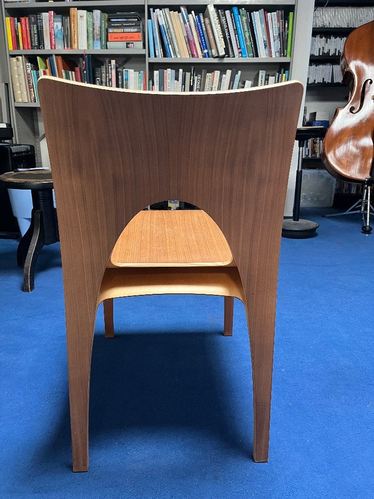 Dan Form Karina Chair Danish Plywood Design Vintage, Ophalen, Danish Deens Vintage MId Century Plywood, Bruin, Zo goed als nieuw