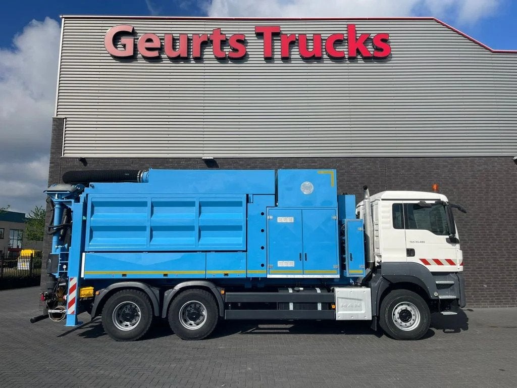 MAN MTS SAUGBAGGER/SUCTIONEXCAVATOR/GRONDZUIGER (bj 2014), Auto's, Automaat, Euro 6, MAN, Wit