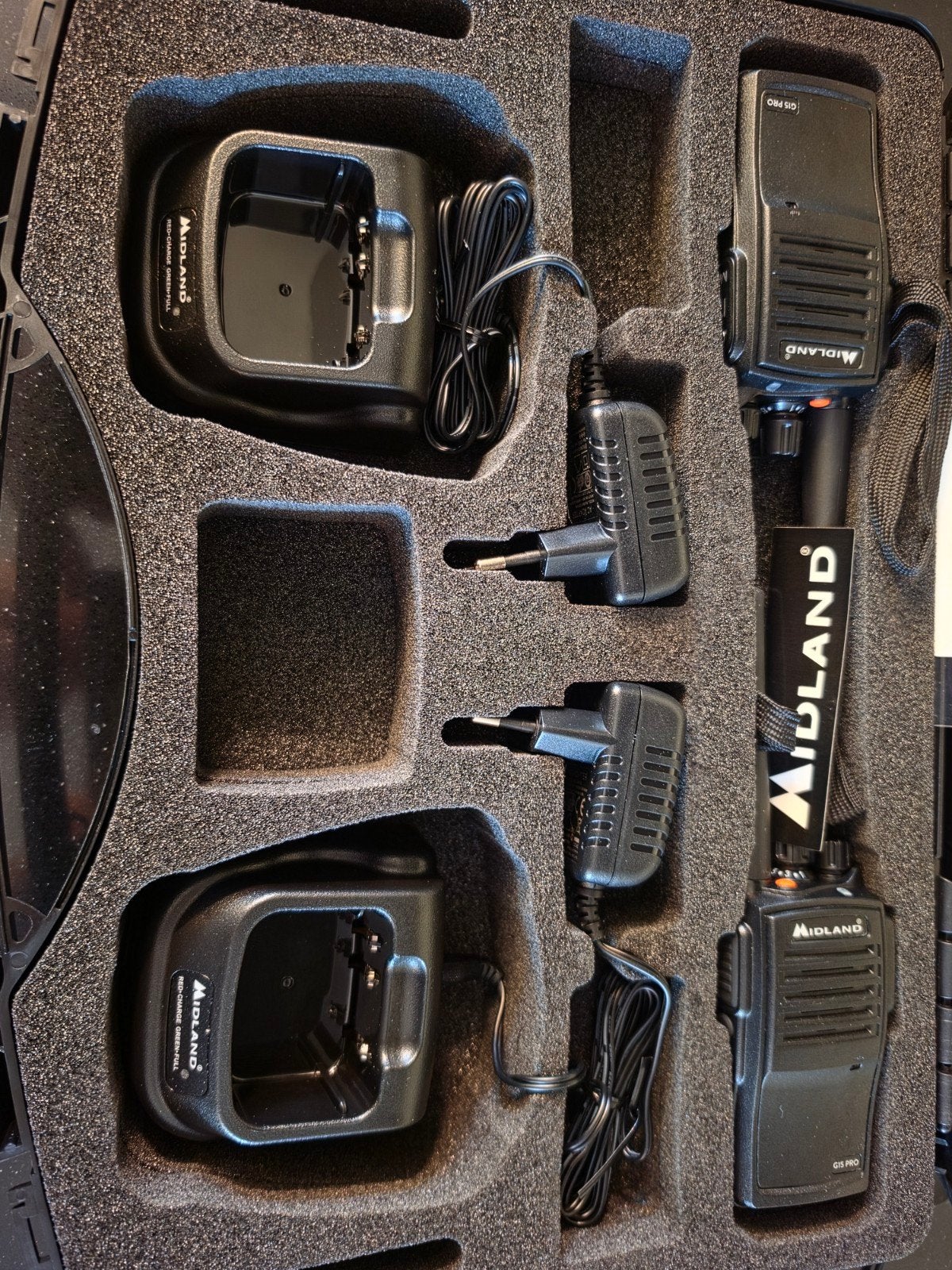 Midland G15 Pro Portofoon Set - Nieuwstaat, Nieuw, 15 km of meer, Ophalen of Verzenden, Portofoon of Walkie-talkie