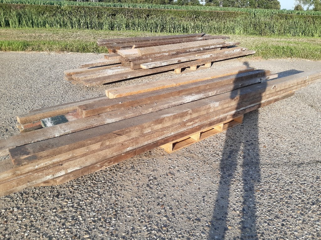 Balken gordingen ongeveer 65 stuks, Doe-het-zelf en Verbouw, Hout en Planken, Ophalen, Gebruikt, Balk, Overige houtsoorten