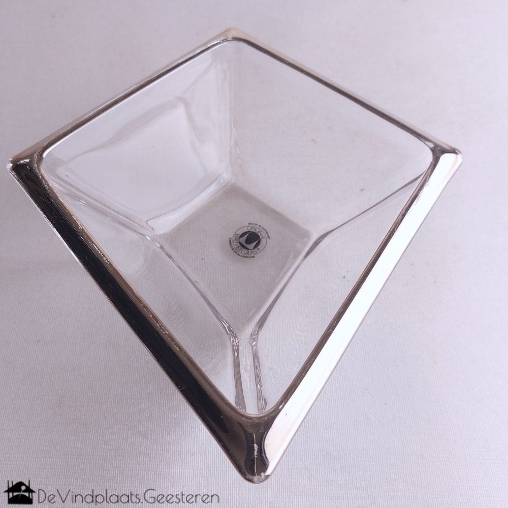 Walther Glas diamant kristallen bonbon schaal, Ophalen of Verzenden