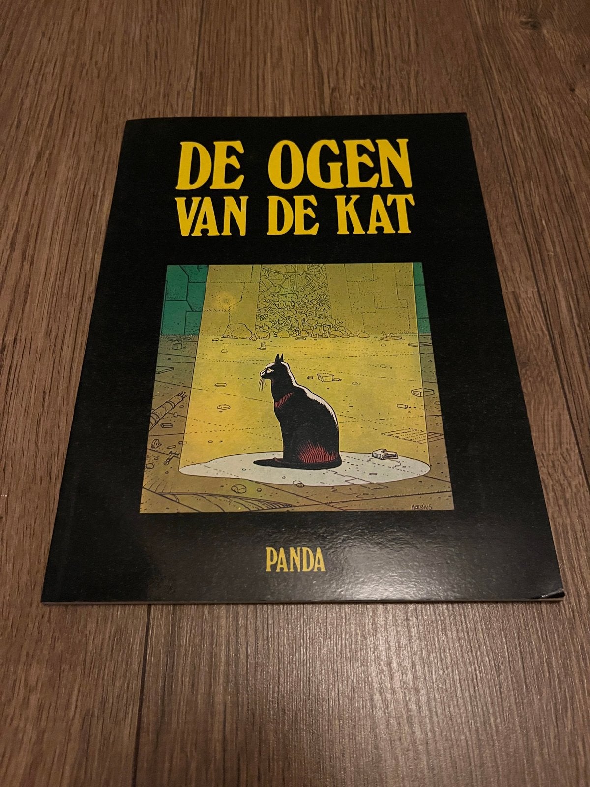 Moebius De ogen van de kat SC 1e druk 1982 Panda, Eén stripboek, Ophalen of Verzenden, Gelezen