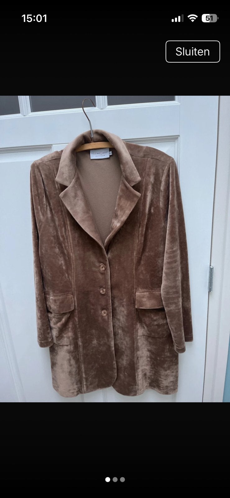 Helena Hart blazer maat xxl, Bruin, Maat 46/48 (XL) of groter, Ophalen of Verzenden, Zo goed als nieuw
