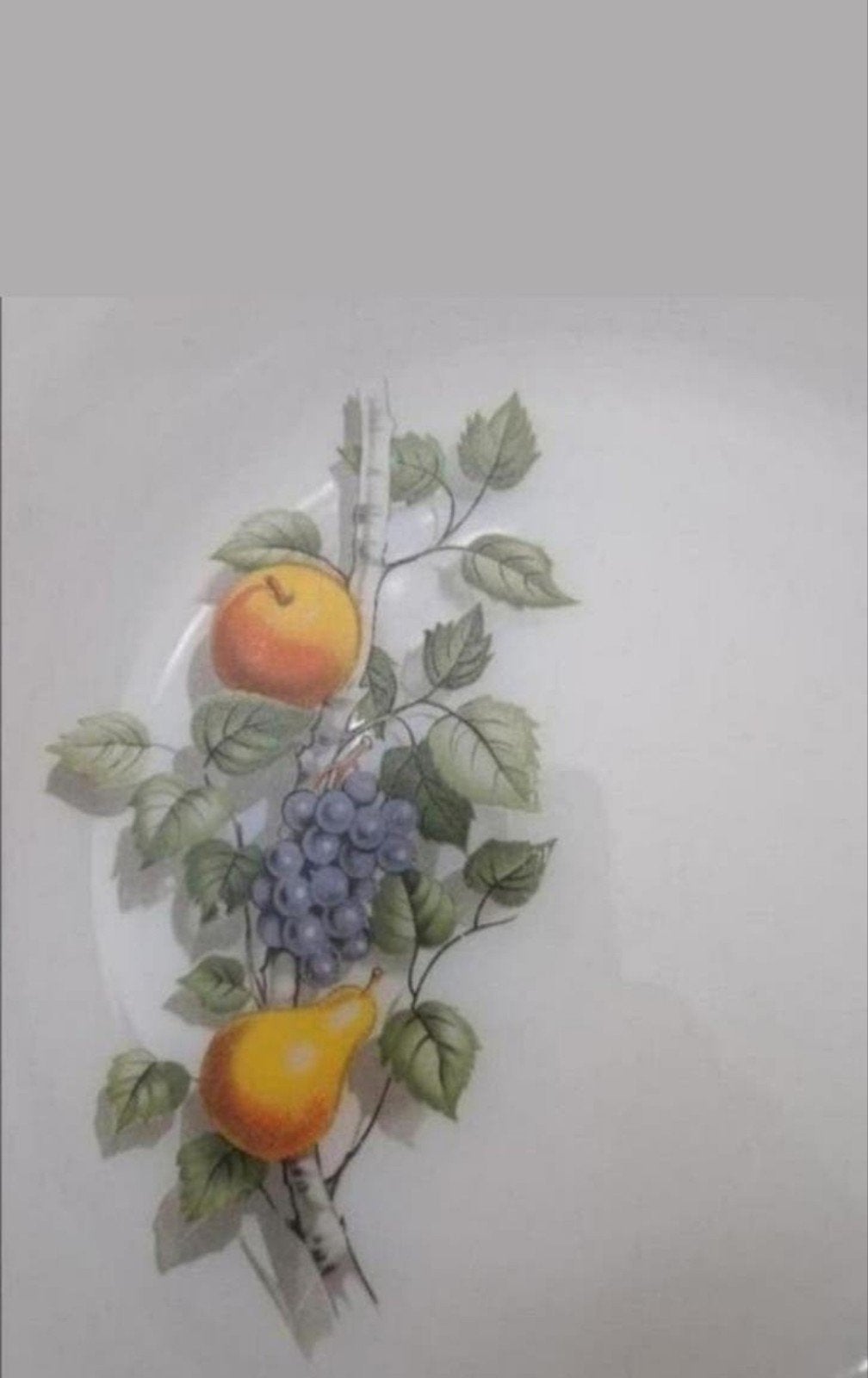 Vintage Arcopal diep bord 'Fruits de France', Antiek en Kunst, Ophalen