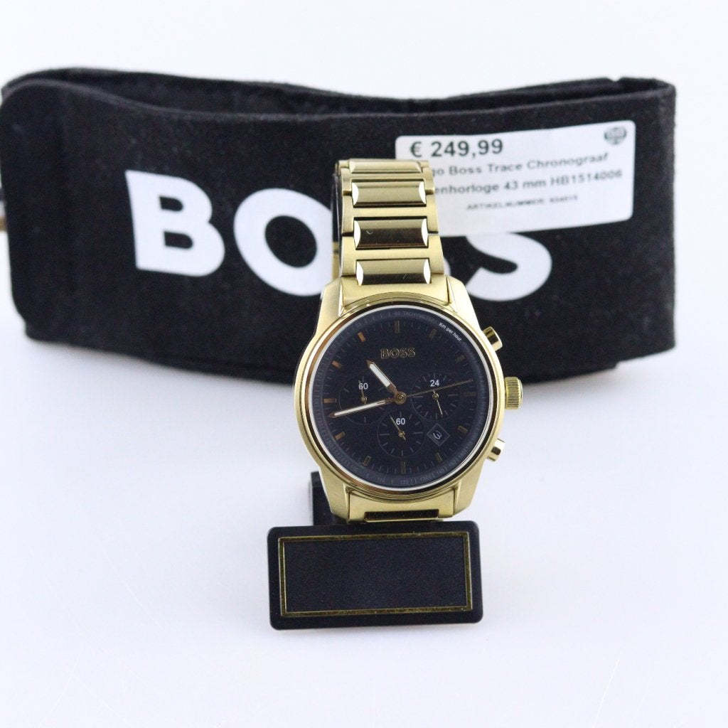 Hugo Boss Trace Chronograaf Herenhorloge 43 mm HB1514006, Hugo Boss, Gebruikt, Support@hugoboss.com, Dieselstr. 12
72555 Metzingen
Germany