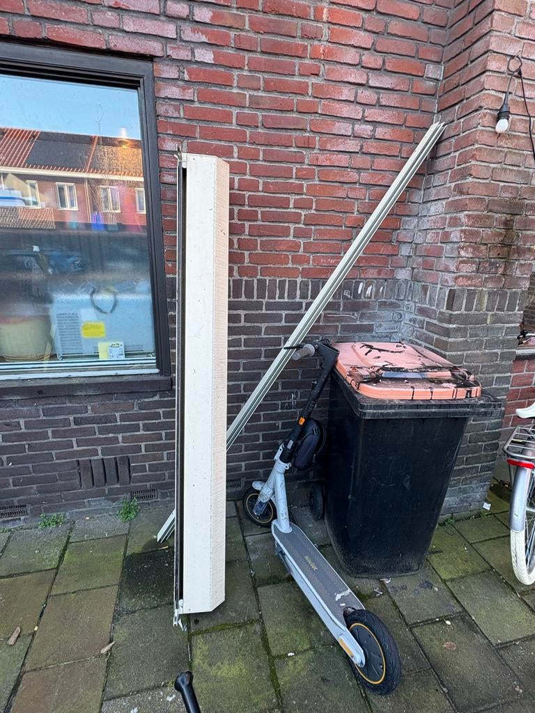 Elektrische rolluik - Wit, diverse maten beschikbaar, Doe-het-zelf en Verbouw, Rolluiken, Gebruikt, 200 cm of meer, Minder dan 100 cm