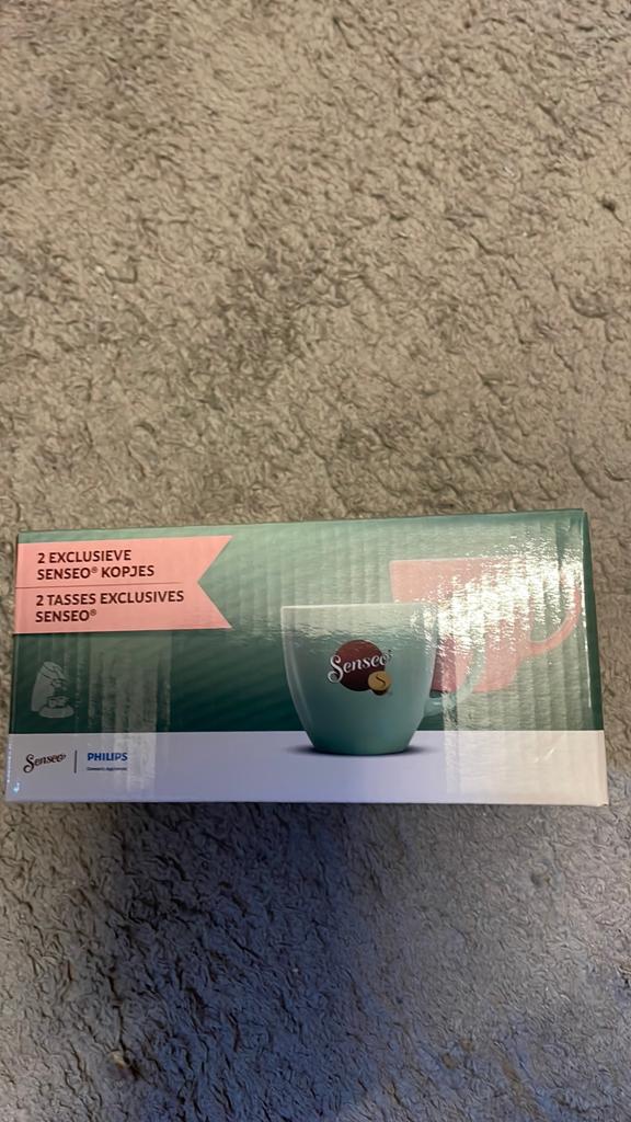 Twee Senseo-kopjes, nog in doos, Keramiek, Nieuw, Ophalen of Verzenden, Overige stijlen