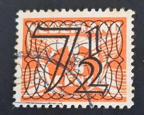 Nederland 1940 - nvph 358 - Cijfer type 'Guilloche', Postzegels en Munten, Postzegels | Nederland, Verzenden, T/m 1940, Gestempeld