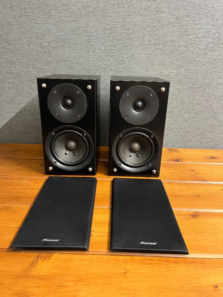 Set Pioneer S-HM71 luidsprekers , boxen , speakers . 50 watt, Stereo speakers, Gebruikt, Ophalen of Verzenden, Pioneer