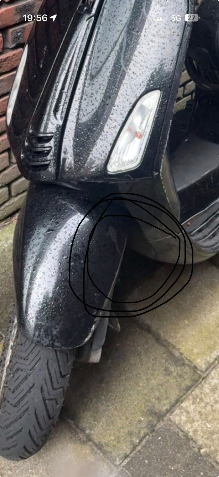 Vespa sprint 2018 (80cc) 2v, Ophalen, Gebruikt, 80 cc, Benzine